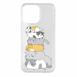 Чохол для iPhone 14 Pro Max Cats - PrintSalon