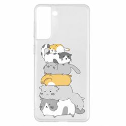 Чохол для Samsung S21+ Cats - PrintSalon