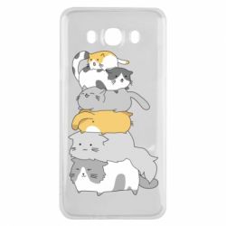 Чохол для Samsung J7 2016 Cats - PrintSalon