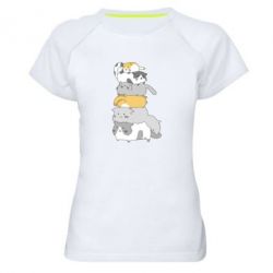 Жіноча футболка для спорту Cats - PrintSalon