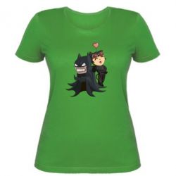 Женская футболка Catwoman and Angry Batman - PrintSalon