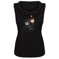 Женская майка Catwoman and Angry Batman - PrintSalon