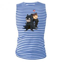 Майка-тельняшка Catwoman and Angry Batman - PrintSalon