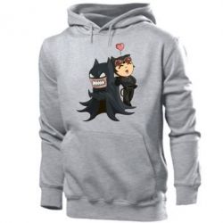 Мужское худи Catwoman and Angry Batman - PrintSalon