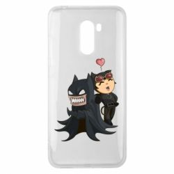 Чехол для Xiaomi Pocophone F1 Catwoman and Angry Batman - PrintSalon