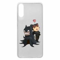 Чехол для Samsung A70 Catwoman and Angry Batman - PrintSalon