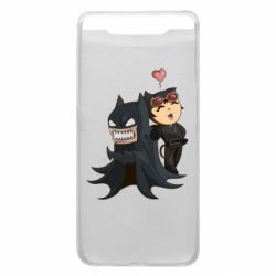 Чехол для Samsung A80 Catwoman and Angry Batman - PrintSalon
