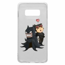 Чехол для Samsung S10e Catwoman and Angry Batman - PrintSalon
