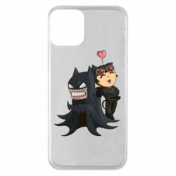Чехол для iPhone 11 Catwoman and Angry Batman - PrintSalon