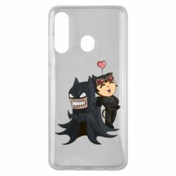 Чехол для Samsung M40 Catwoman and Angry Batman - PrintSalon