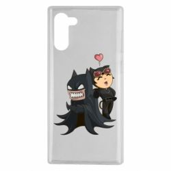 Чехол для Samsung Note 10 Catwoman and Angry Batman - PrintSalon