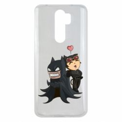Чехол для Xiaomi Redmi Note 8 Pro Catwoman and Angry Batman - PrintSalon