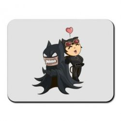 Коврик для мыши Catwoman and Angry Batman - PrintSalon