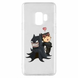Чехол для Samsung S9 Catwoman and Angry Batman - PrintSalon