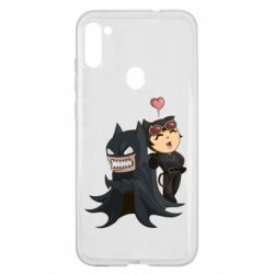 Чехол для Samsung A11/M11 Catwoman and Angry Batman - PrintSalon