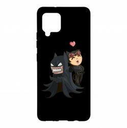 Чехол для Samsung A42 5G Catwoman and Angry Batman - PrintSalon