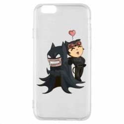 Чохол для iPhone 6/6S Catwoman and Angry Batman