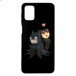 Чехол для Samsung M51 Catwoman and Angry Batman - PrintSalon