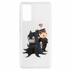 Чехол для Samsung S20 FE Catwoman and Angry Batman - PrintSalon