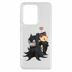 Чехол для Samsung S20 Ultra Catwoman and Angry Batman - PrintSalon
