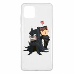 Чехол для Samsung Note 10 Lite Catwoman and Angry Batman - PrintSalon