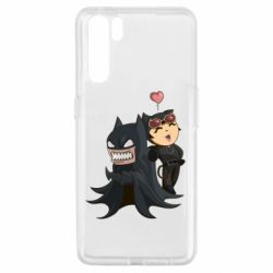Чехол для Oppo A91/Reno3 Catwoman and Angry Batman - PrintSalon