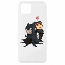 Чехол для Oppo A92s Catwoman and Angry Batman - PrintSalon