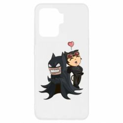 Чехол для Oppo Reno 5 Lite Catwoman and Angry Batman - PrintSalon