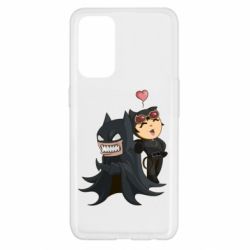 Чехол для Oppo Reno 5 4G Catwoman and Angry Batman - PrintSalon