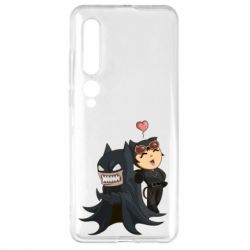 Чехол для Xiaomi Mi10/10 Pro Catwoman and Angry Batman - PrintSalon