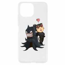 Чехол для Xiaomi Mi11 Lite Catwoman and Angry Batman - PrintSalon