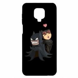 Чехол для Xiaomi Redmi Note 9S/9Pro/9Pro Max Catwoman and Angry Batman - PrintSalon