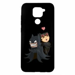 Чехол для Xiaomi Redmi Note 9/Redmi 10X Catwoman and Angry Batman - PrintSalon