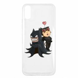 Чехол для Xiaomi Redmi 9a Catwoman and Angry Batman - PrintSalon