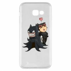 Чехол для Samsung A5 2017 Catwoman and Angry Batman - PrintSalon