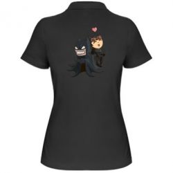 Женское поло Catwoman and Angry Batman - PrintSalon