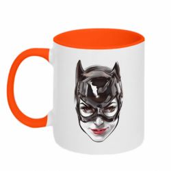 Чашка двокольорова Catwoman art - PrintSalon