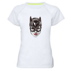 Жіноча футболка для спорту Catwoman art - PrintSalon