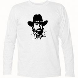Футболка с длинным рукавом Чак Норис - PrintSalon