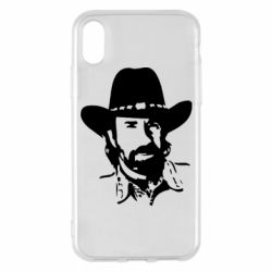 Чехол для iPhone X/Xs Чак Норис
