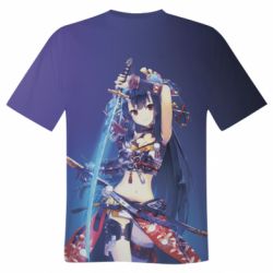 Чоловіча футболка 3D Chan with katana