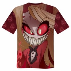 Чоловіча футболка 3D Charlie Demon Hazbin Hotel - PrintSalon