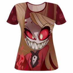 Жіноча 3D футболка Charlie Demon Hazbin Hotel - PrintSalon