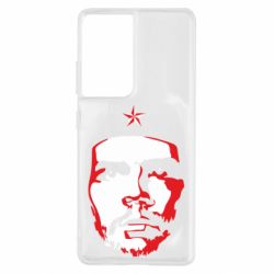 Чехол для Samsung S21 Ultra Che Guevara face-PrintSalon Чехол для Samsung S21 Ultra Che Guevara face