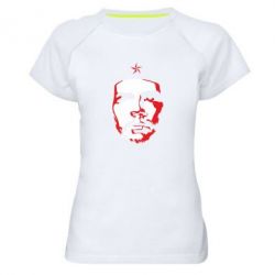 Женская футболка для спорта Che Guevara face - PrintSalon