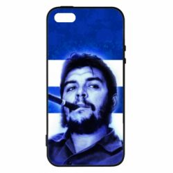 Чехол для iPhone5/5S/SE Che Guevara on the flag of Cuba - PrintSalon