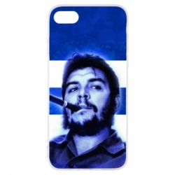 Чехол для iPhone 8 Che Guevara on the flag of Cuba - PrintSalon