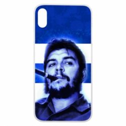 Чехол для iPhone Xs Max Che Guevara on the flag of Cuba