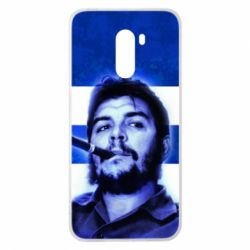 Чехол для Xiaomi Pocophone F1 Che Guevara on the flag of Cuba - PrintSalon