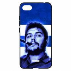 Чехол для Xiaomi Redmi 6A Che Guevara on the flag of Cuba - PrintSalon